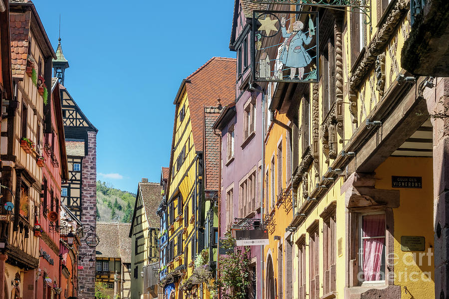 Colorful village in Alsace, France Photograph by Delphimages Photo Creations