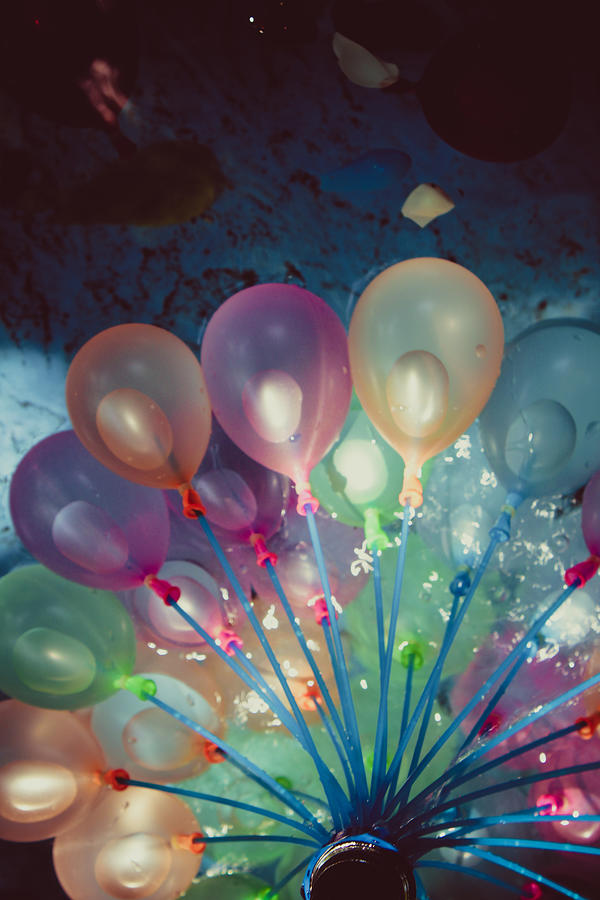 Colorful Water Balloons Photograph by W Craig Photography