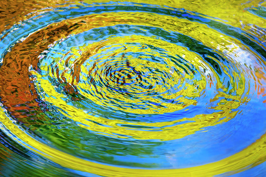 Colorful Water Splash Abstract Photograph by Christina Rollo