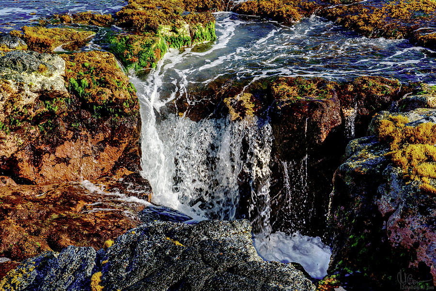 Colorful Waterfall Photograph by John Bauer