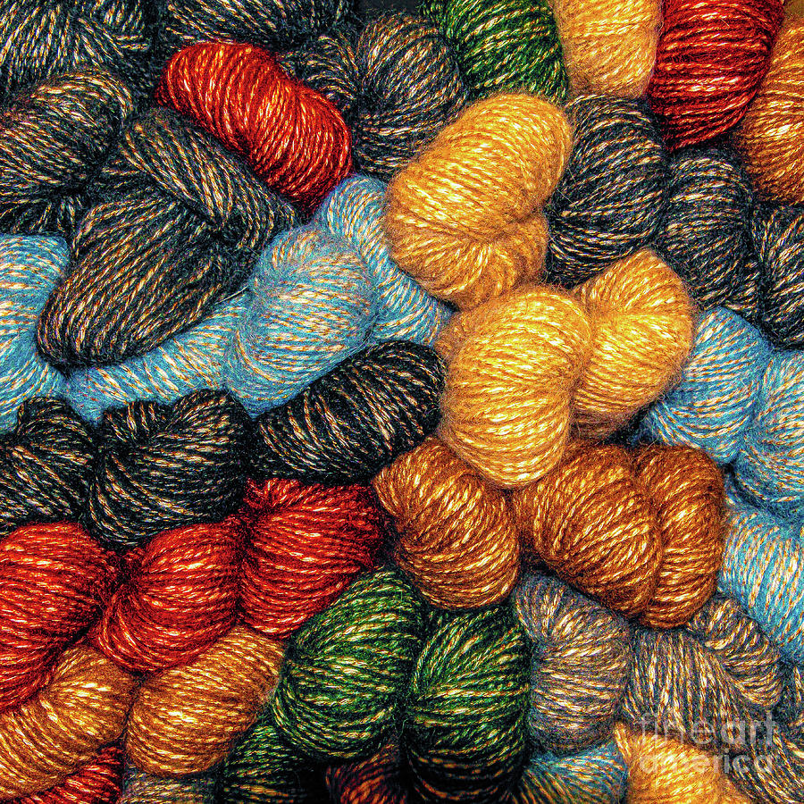 Colorful Yarn Photograph by Nick Zelinsky Jr
