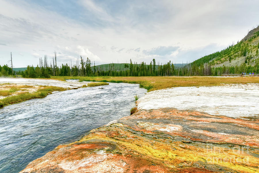 Colorful Yellowstone Photograph by Paul Quinn