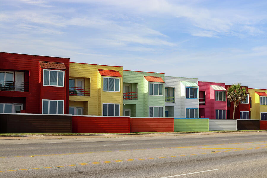 Pastel Blues to Seafoam Greens - Galvestons Colorful Neighborhood Photograph by Brigitte Blanchette Thompson Pastel Blues to Seafoam Greens - Galvestons Colorful Neighborhood Photograph by Brigitte Blanchette Thompson