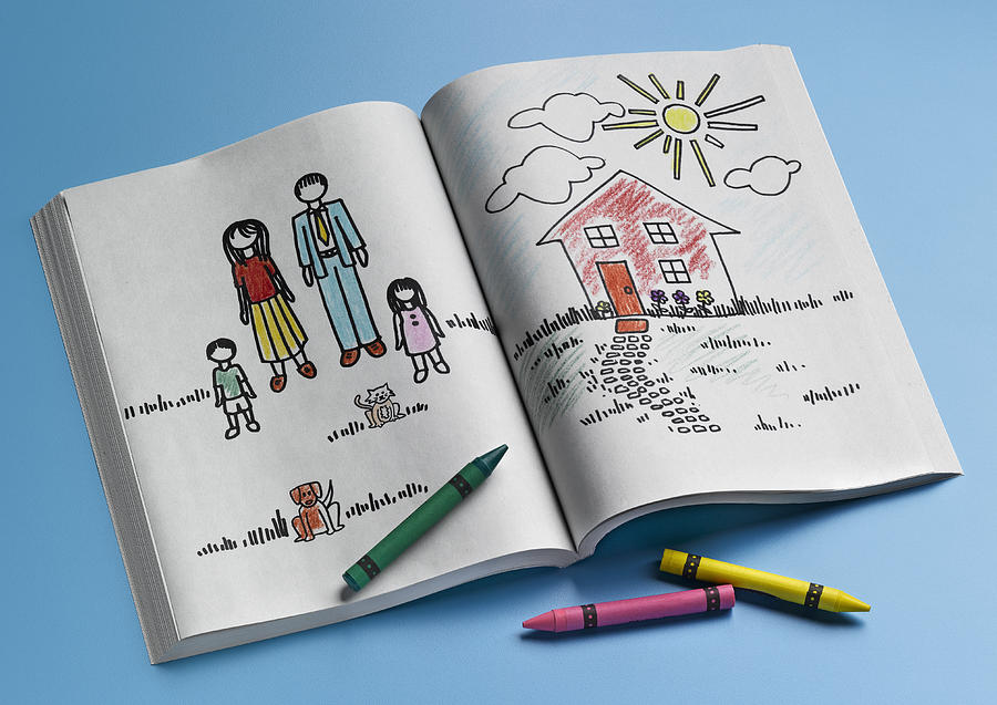 Coloring Book, Home and Family Photograph by Jeffrey Coolidge
