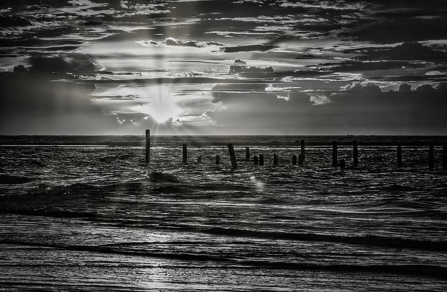Colorless Sunrise bw Photograph by Dan Carmichael