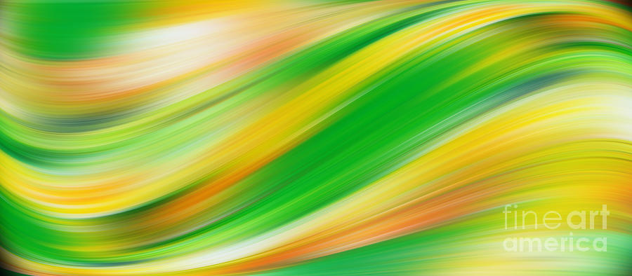 Abstract Concept Photograph - Colors Harmony Abstract Wide Wall Art by Stefano Senise