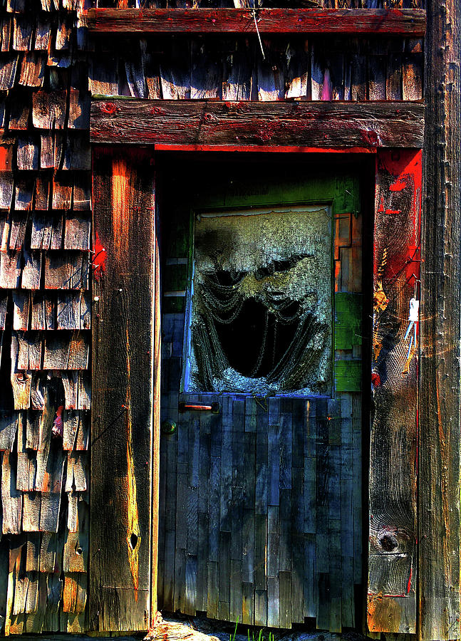 Colors in a Barn Door Photograph by Wayne King