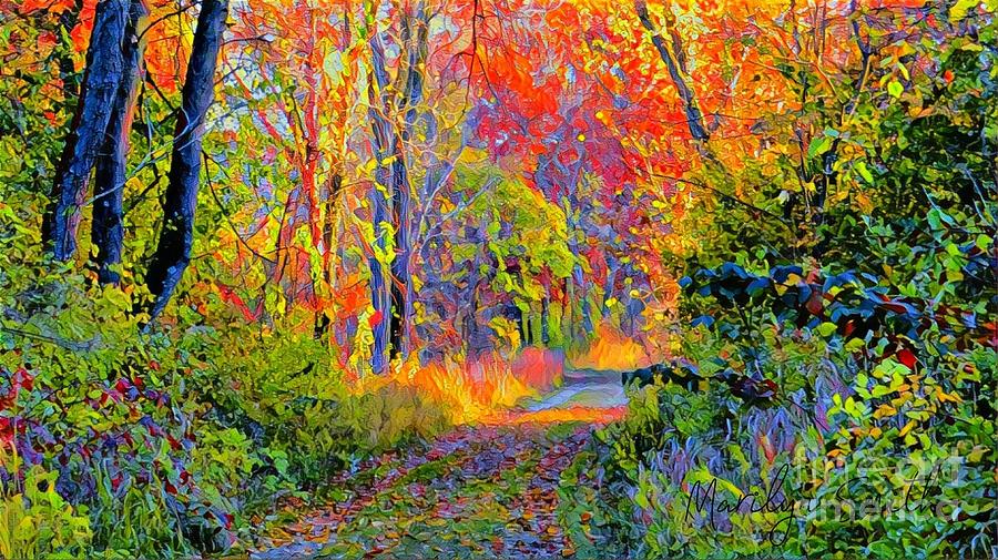 Colors of Autumn Painting by Marilyn Smith
