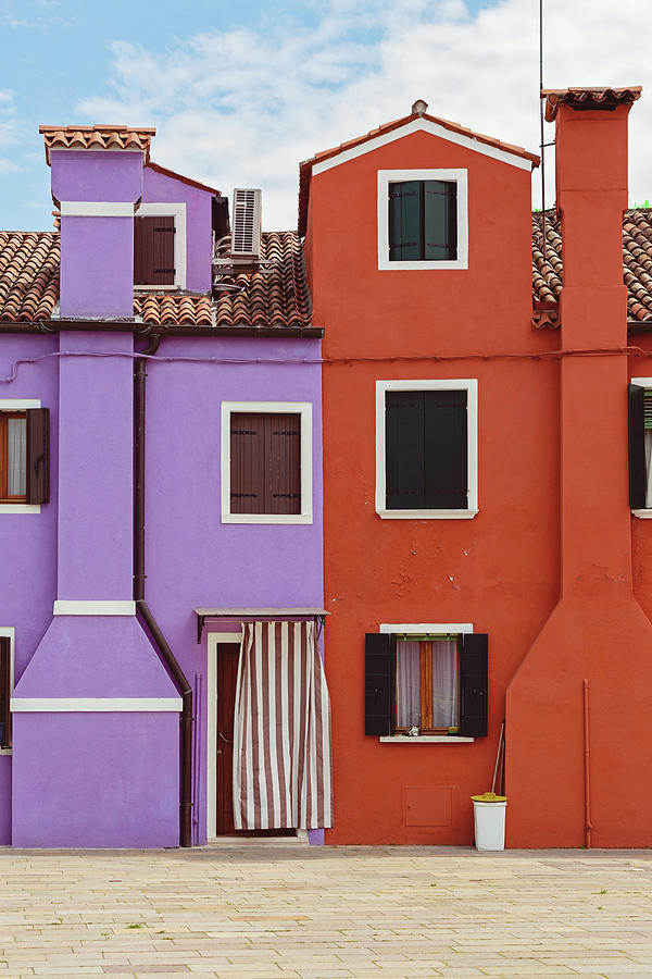 Colors of Burano Italy No. 7 Photograph by Melanie Alexandra Price