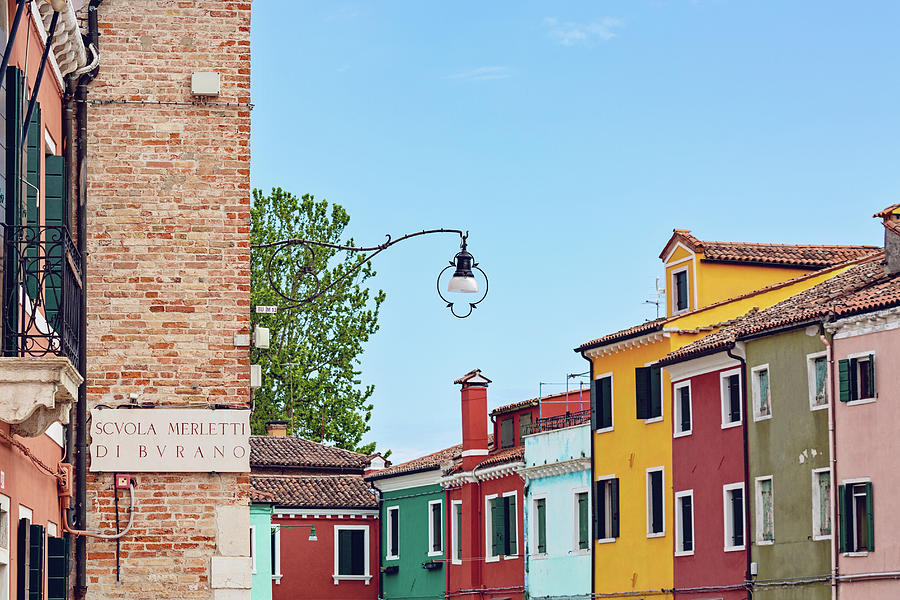 Colors of Burano Italy No. 8 Photograph by Melanie Alexandra Price