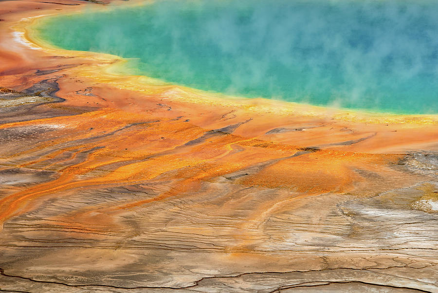 Colors of Grand Prismatic Photograph by Darlene Bushue - Fine Art America