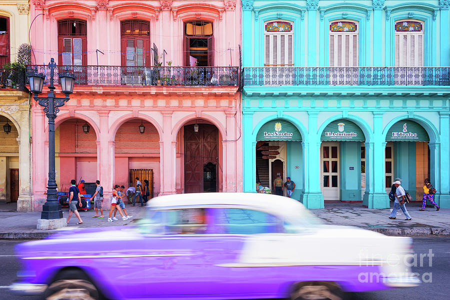 Colors of Havana, Cuba Photograph by Delphimages Photo Cretaions