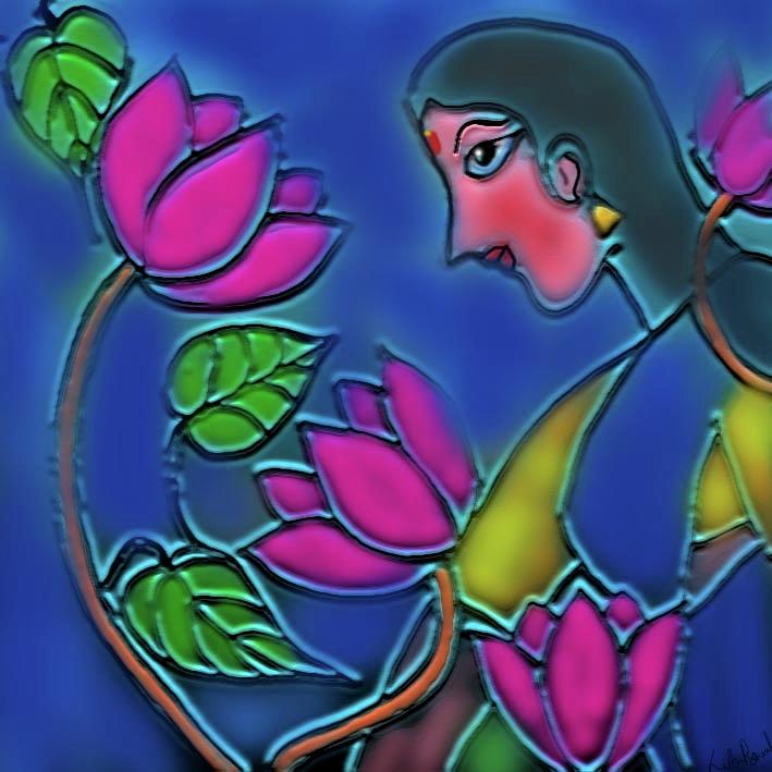 Holi Festival Digital Art - Colors Of Holi by Latha Gokuldas Panicker