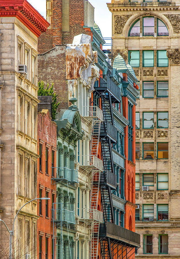 Colors of Soho, New York City Photograph by Marcy Wielfaert