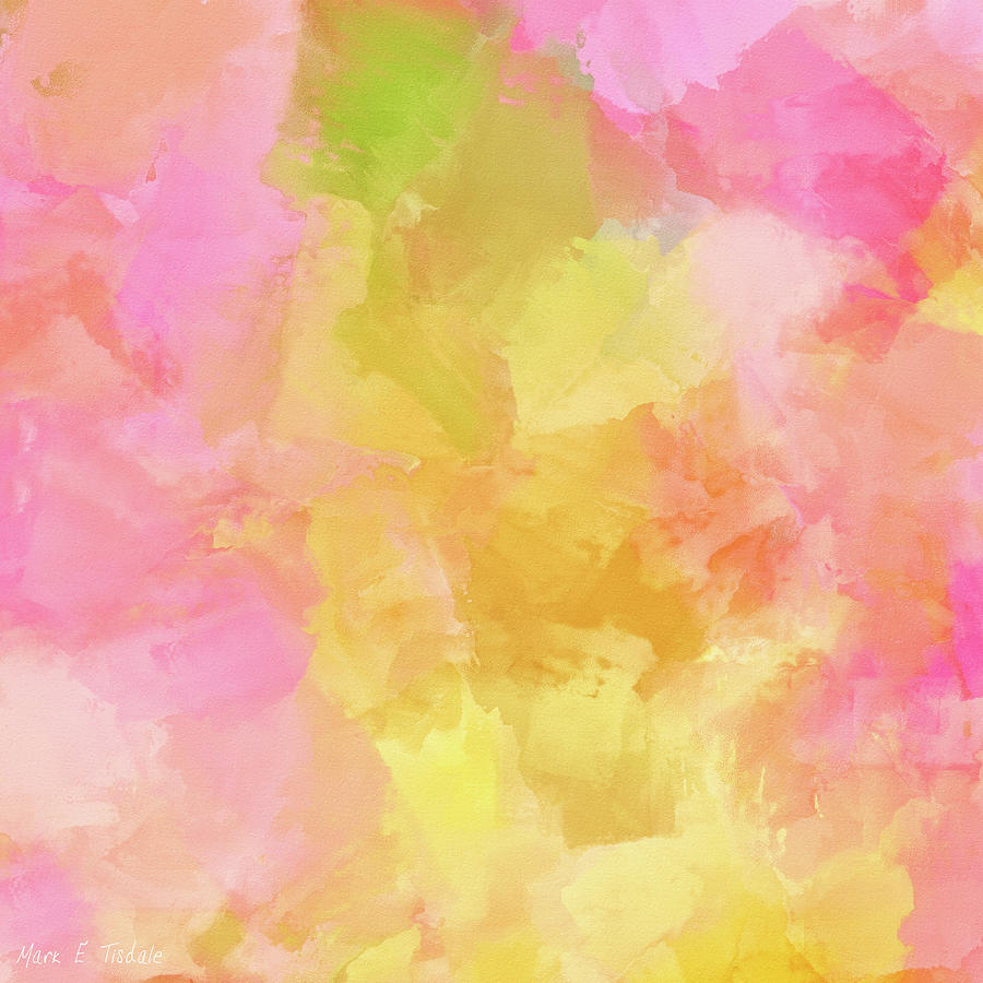 Colors Of Spring Abstract Mixed Media by Mark Tisdale