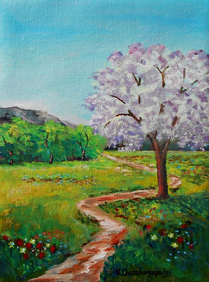 Colors Of Spring In Arcadia Painting