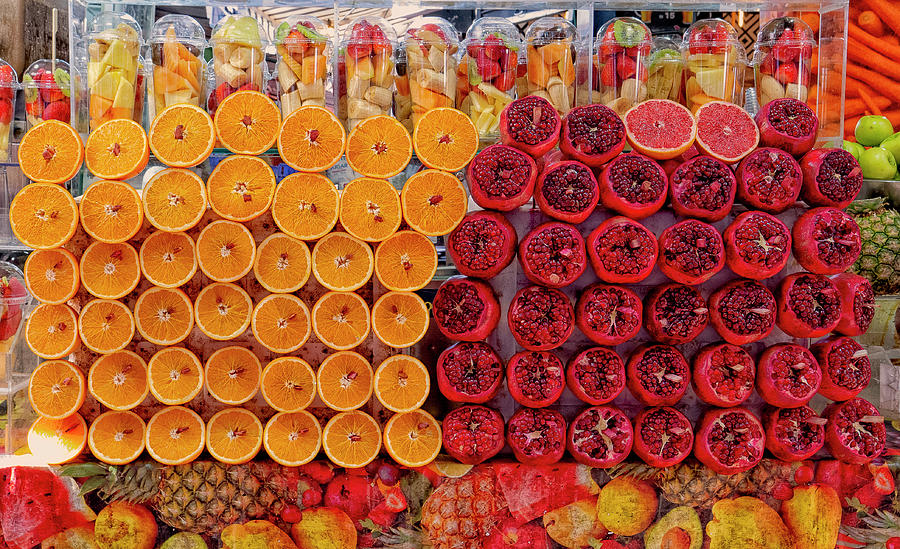 Colors of the Market Photograph by Uri Baruch