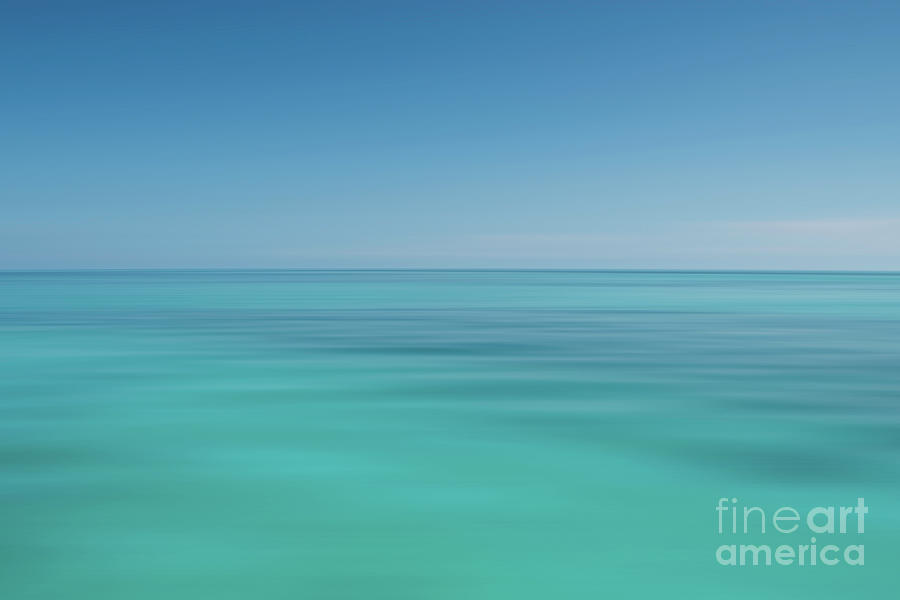 Colors of The Tropical Sea Abstract Coastal Landscape Photo Digital Art by PIPA Fine Art - Simply Solid