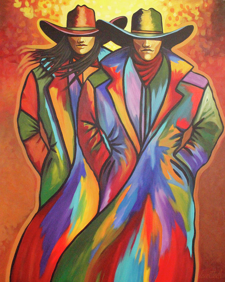 Colors Of Thewest Painting by Lance Headlee