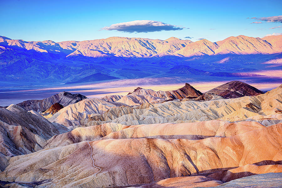 Death Valley National Park Photograph - Colors of Zabriskie by Marla Brown