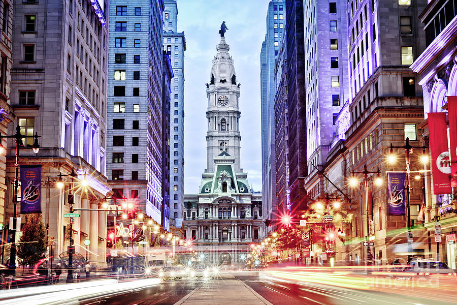 Philadelphia Photograph - Colors on Broad by Stacey Granger