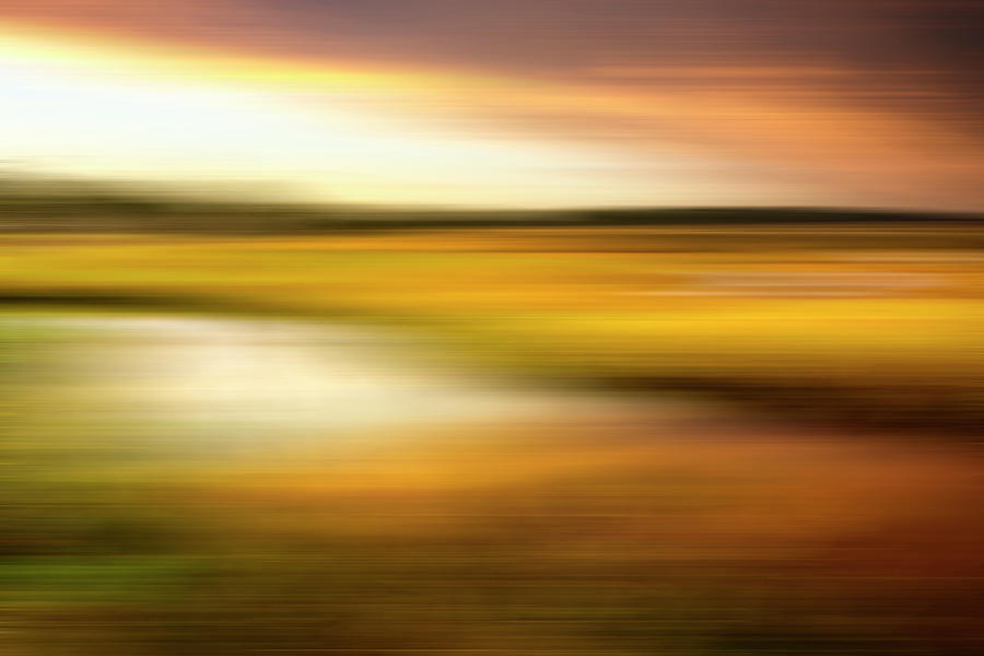 Colors over the Marsh Dreamscape Photograph by Debra and Dave Vanderlaan