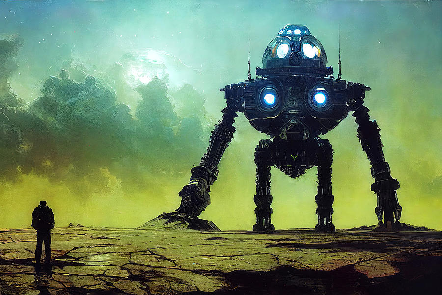 Colossal Mechs, 05 Painting by AM FineArtPrints
