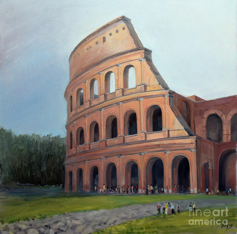Colloseum Painting - Colosseum by Igal Kogan Colloseum Painting - Colosseum by Igal Kogan