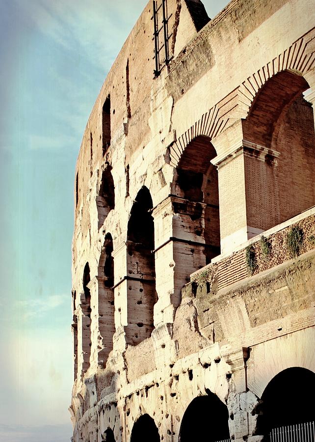 Colosseum portrait Photograph by Mary Pille