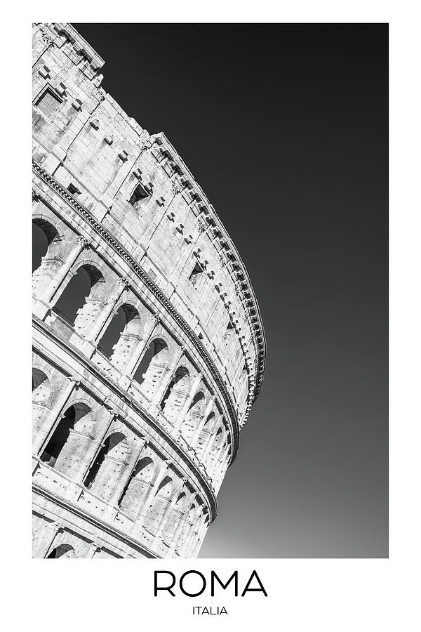 Architecture Photograph - Colosseum - Roma by Alan Copson
