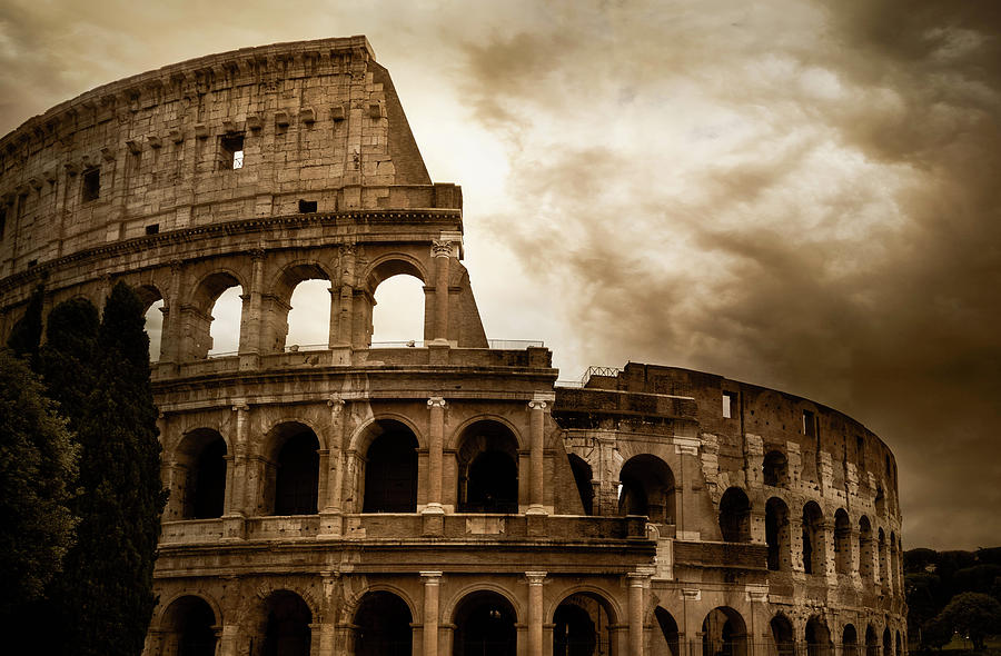 Colosseum, Rome, Italy Photograph by Gabriel Helou - Fine Art America