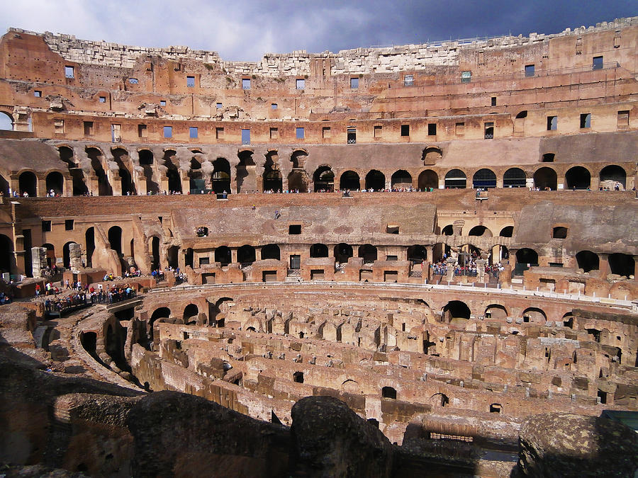 Colosseum, the Largest Ancient Amphitheatre in Rome, Italy Photograph by Aneta Soukalova