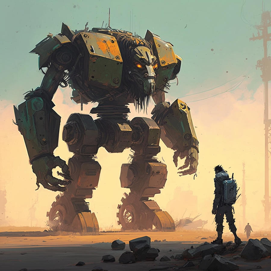 Colossus of the Wasteland Digital Art by Christopher Ong - Fine Art America