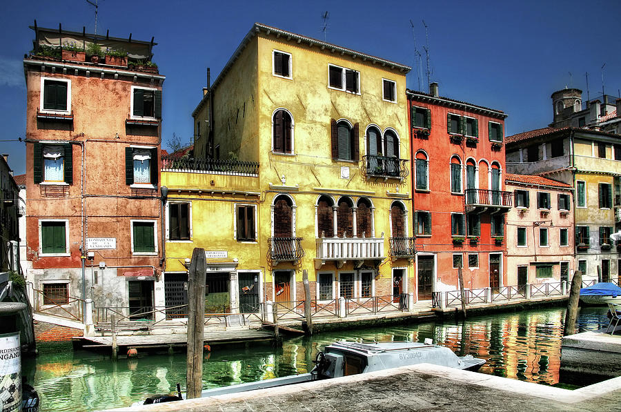 Colour Day in Venice Digital Art by Edward Galagan