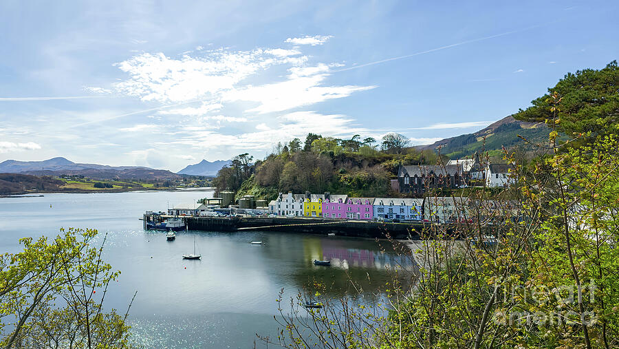 Colour House Viewpoint - Portree - Isle of Skye, Scotland Photograph by Jeff Saunders Colour House Viewpoint - Portree - Isle of Skye, Scotland Photograph by Jeff Saunders
