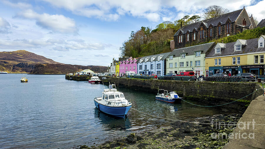 Colour Houses of Portree - Isle of Skye, Scotland Photograph by Jeff Saunders Colour Houses of Portree - Isle of Skye, Scotland Photograph by Jeff Saunders