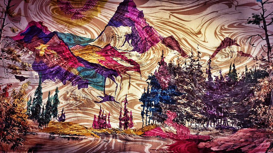 Mountain Photograph - Colour mountains by Reykholt ArtFabrik