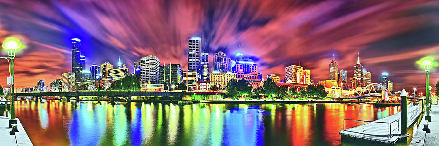 Colour Of Melbourne Photograph by Az Jackson