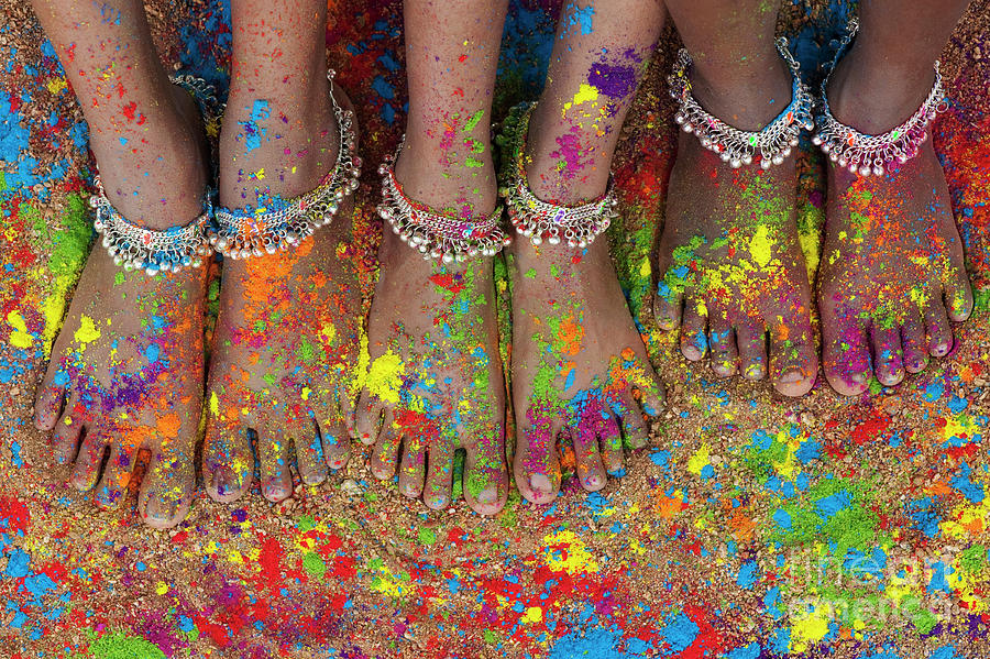 Colourful Feet Photograph by Tim Gainey