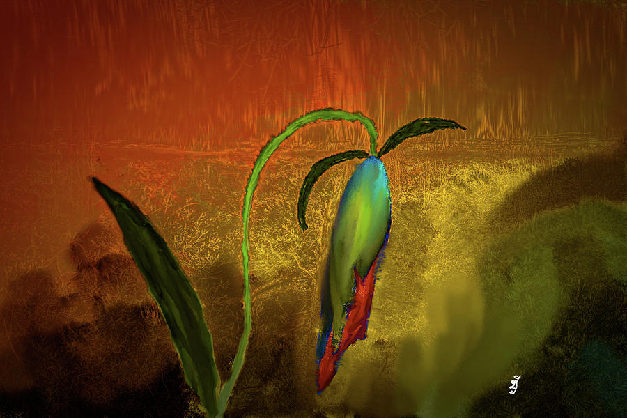 Coloured flower #l3 Digital Art by Leif Sohlman