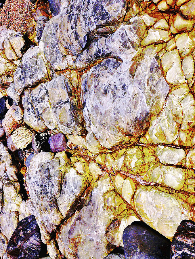 Coloured Rocks of Trial Harbour #1 Photograph by Lexa Harpell