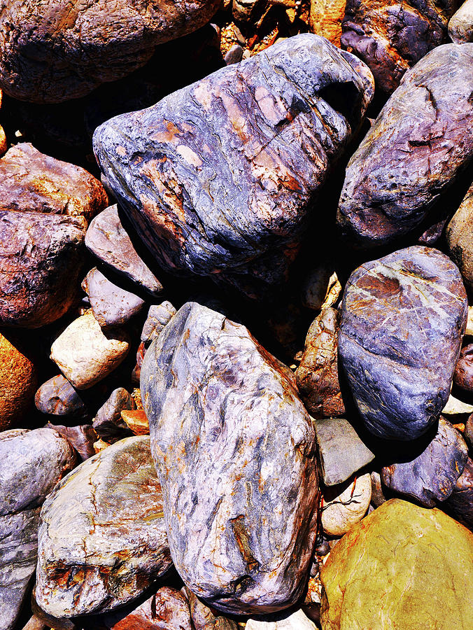 Coloured Rocks Trial Harbour #6 Photograph by Lexa Harpell