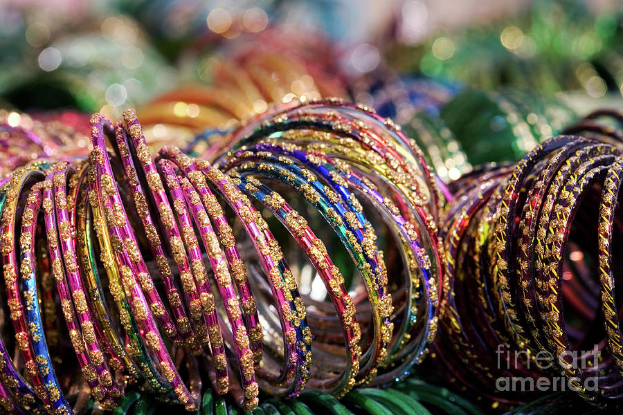 Colourful Bangles Photograph by Tim Gainey