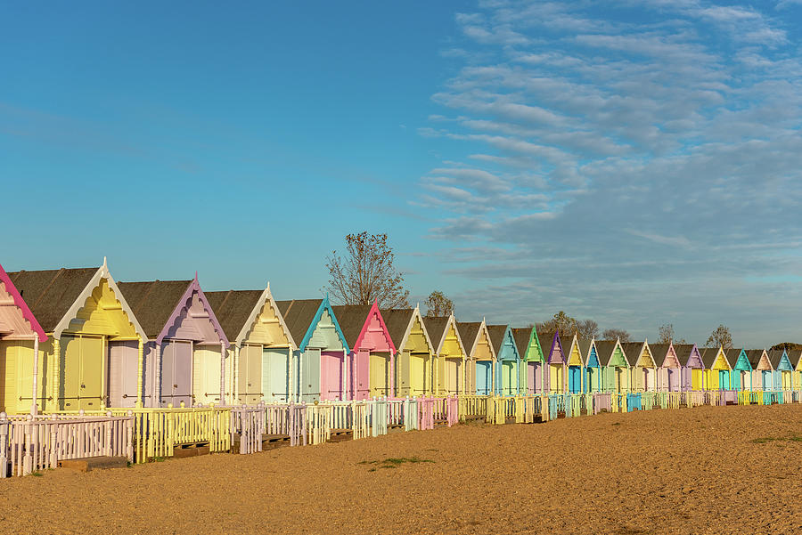 Colourful beach huts Gary Eason  Photograph by Gary Eason