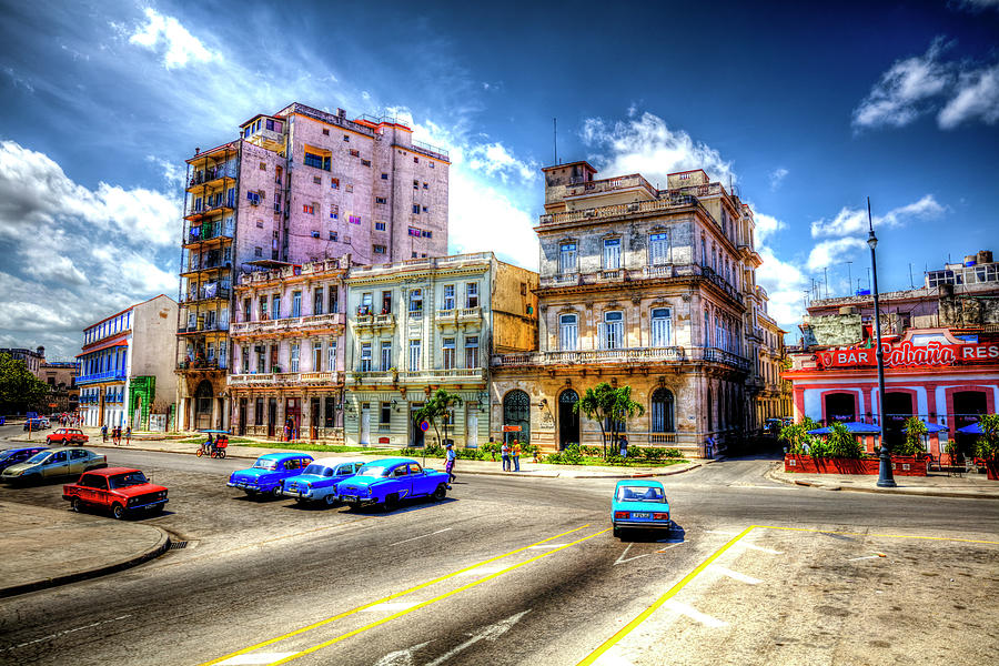 Car Photograph - Colourful Cuba by Paul Thompson