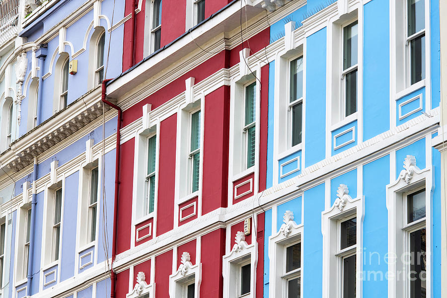 Colourful Notting Hill Houses Photograph by Tim Gainey