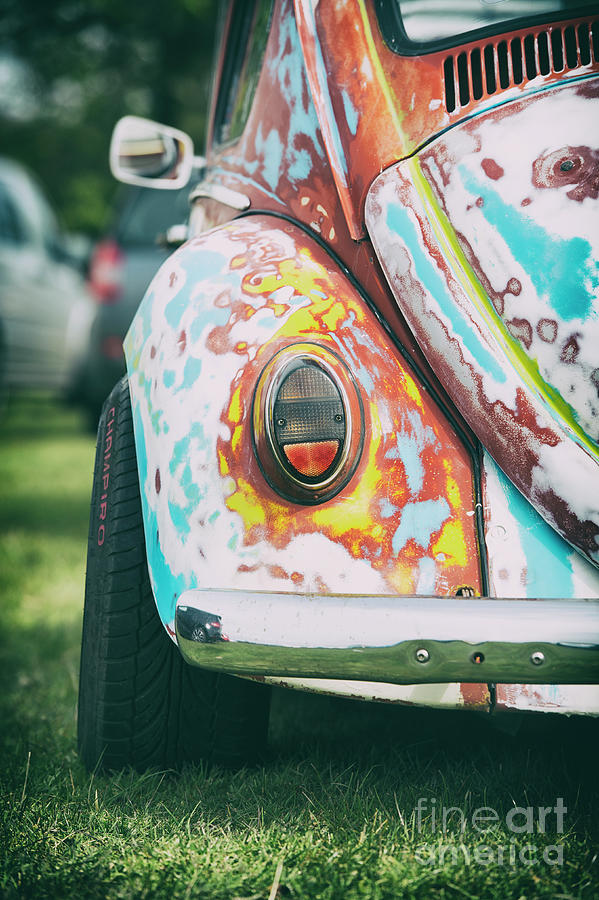 Colourful Rat VW Beetle Photograph by Tim Gainey