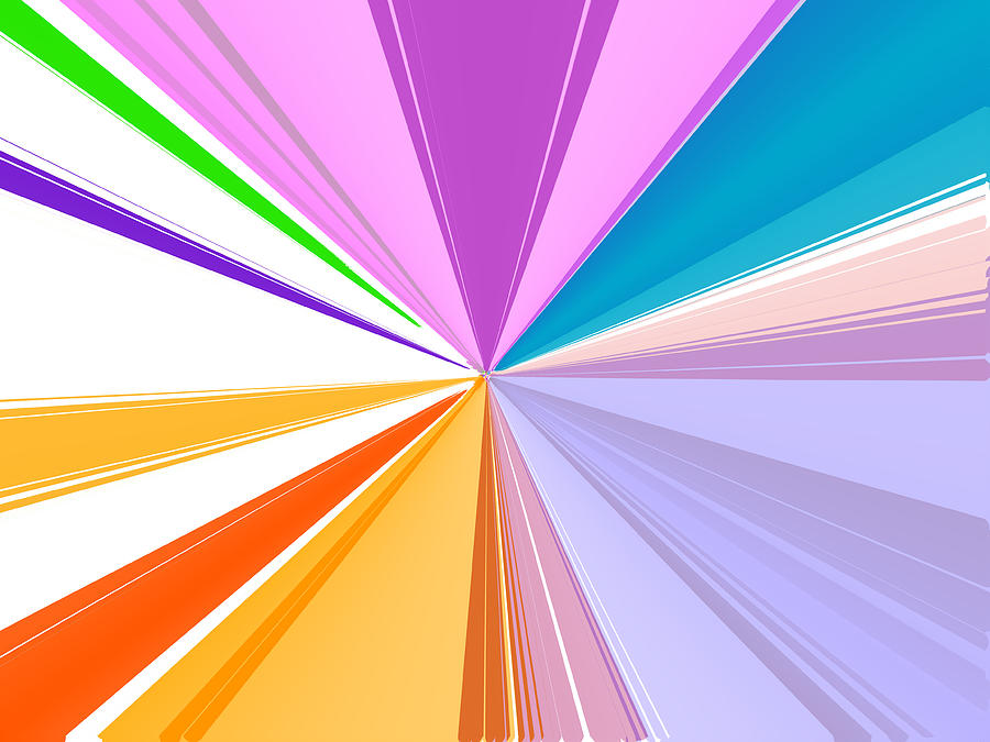 Colourful Rays by Wilma Barnwell Colourful Rays by Wilma Barnwell