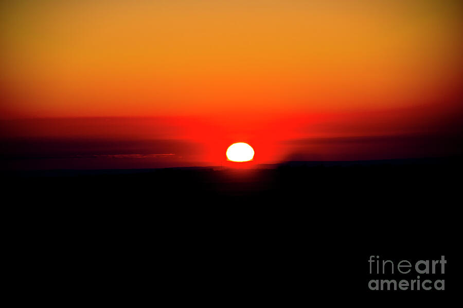 Colourful Sunrise Near Longview, Alberta Photograph by Al Bourassa