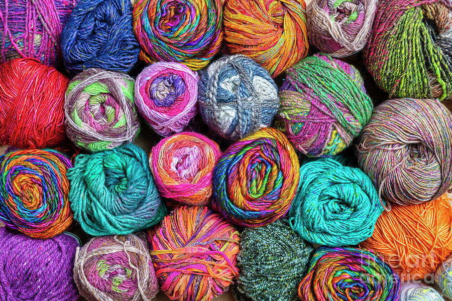 Colourful Wool Photograph by Tim Gainey